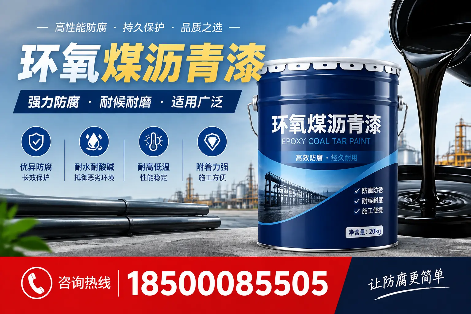 环氧煤沥青漆在不同气候条件下的表现分析,岳阳适用性