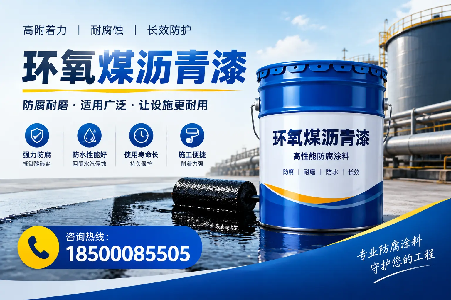 环氧煤沥青漆与其他涂料的对比分析,助力岳阳企业决策